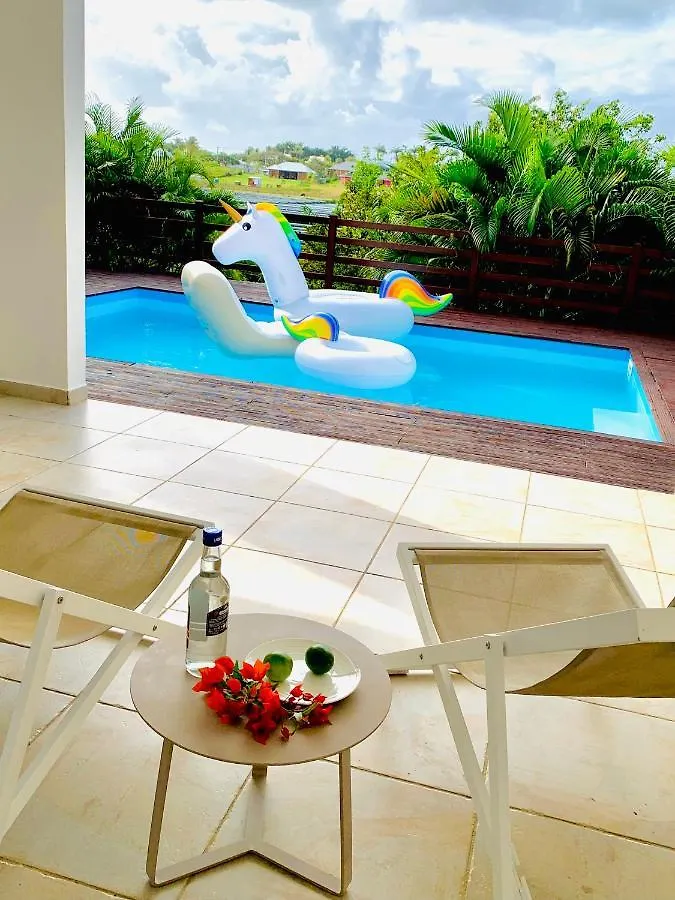 Le Paradis Des Oiseaux - Gite Vue Degagee Et Piscine Saint-Francois  Appartement